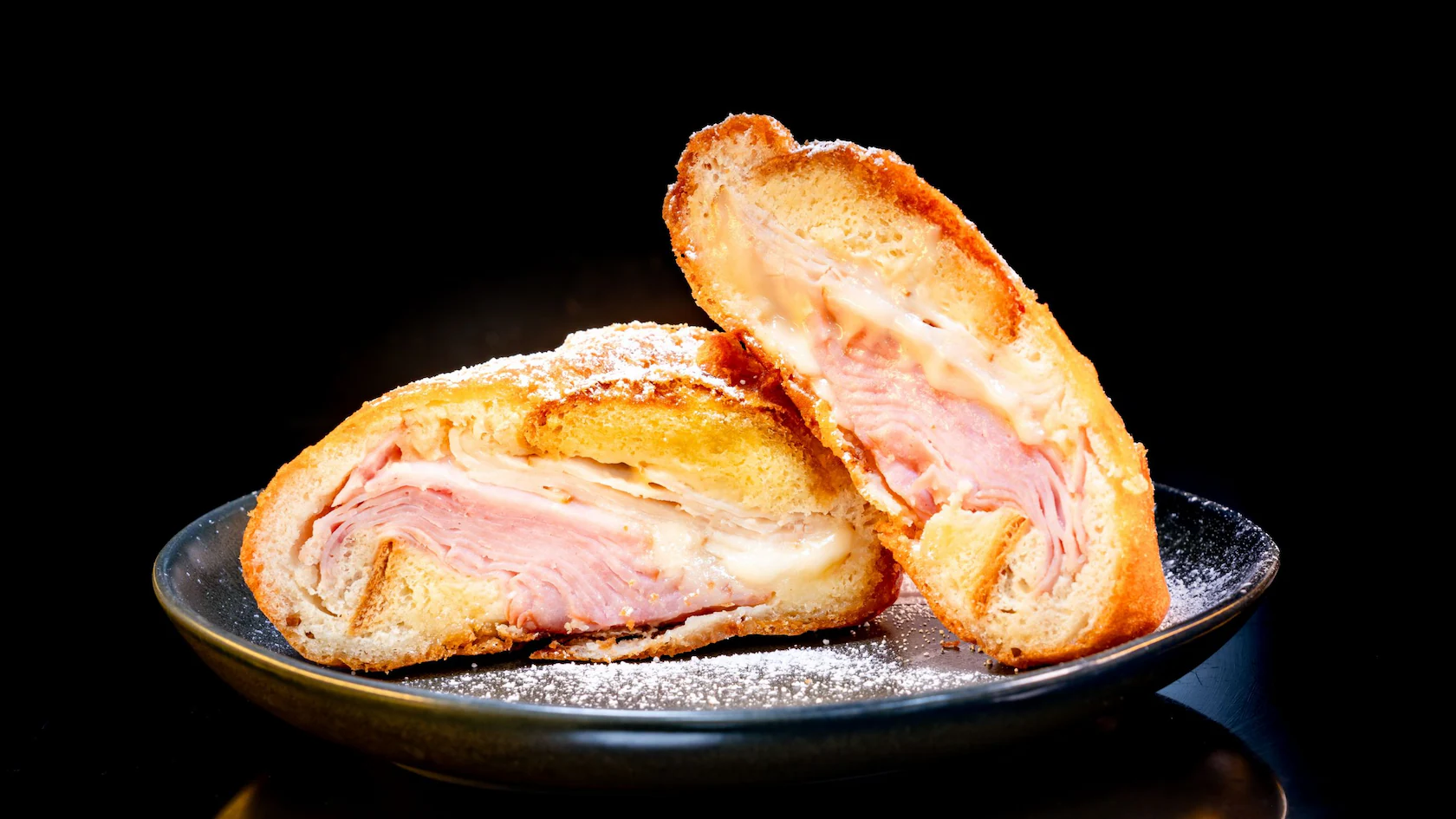 Battered & Fried Monte Cristo Sandwich