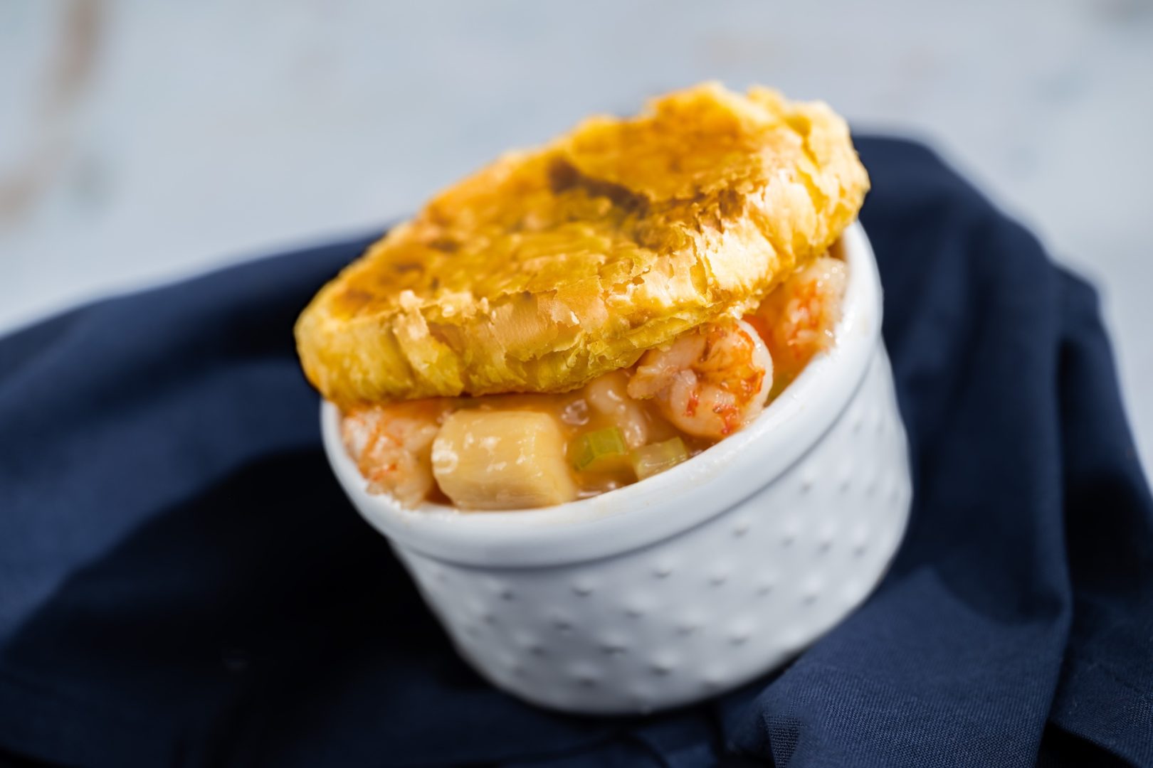 Seafood Pot Pie at Coastal Eats
