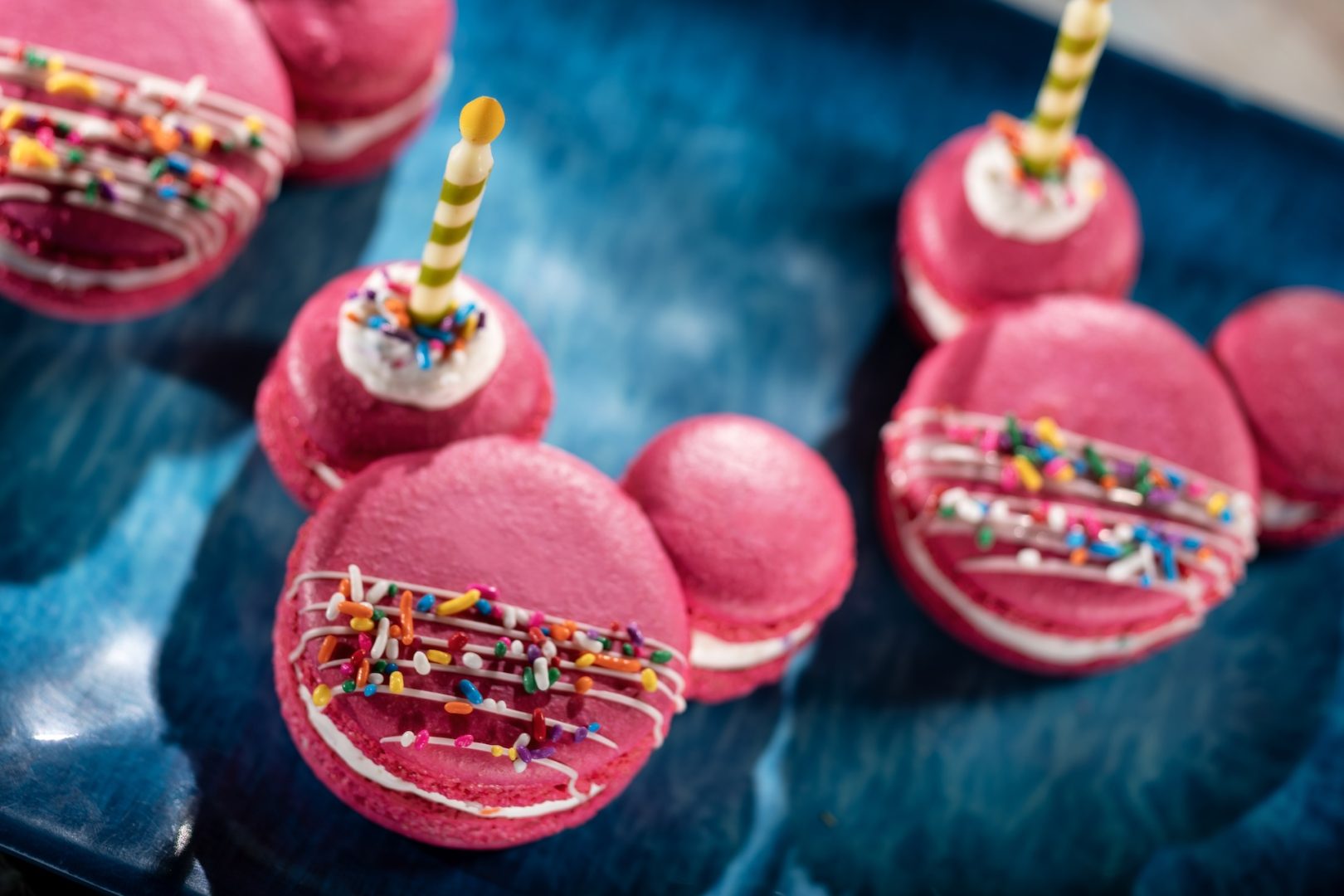 Mickey-shaped Celebration Macaron