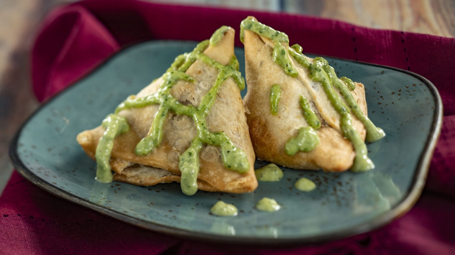 Potato-Pea Samosas at India