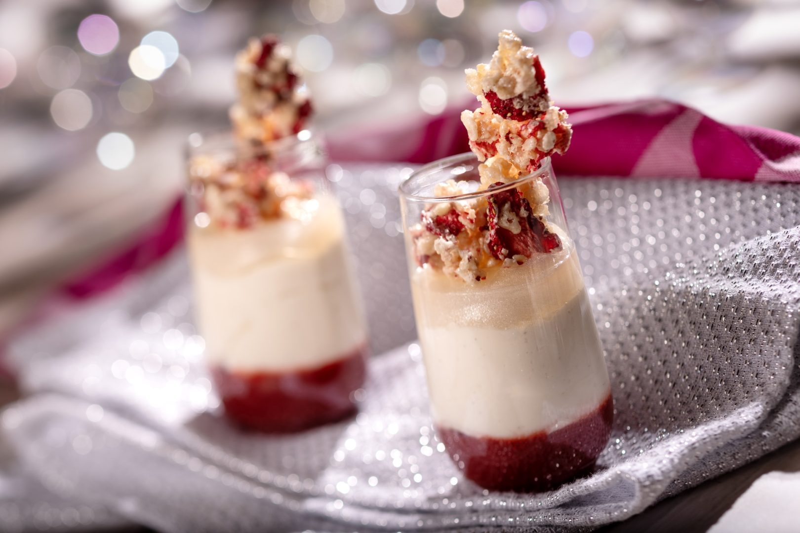 Strawberry Champagne Trifle