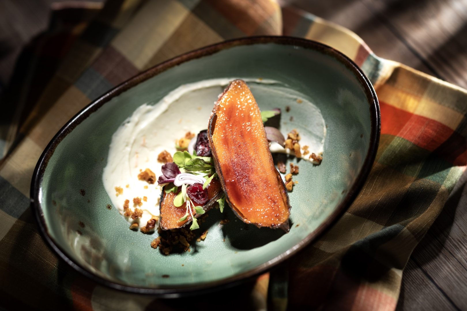 Brûléed Sweet Potatoes at Bramblewood Bites